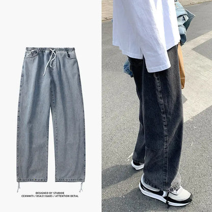 Men’s Japanese Style Loose Fit Jeans