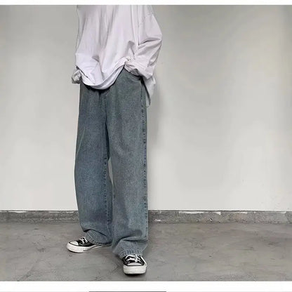 Men’s Japanese Style Loose Fit Jeans