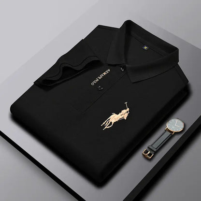 Men’s Premium Polo Shirt with Embroidered Logo