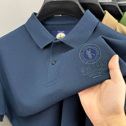 Men’s Premium Polo Shirt with Embroidered Logo