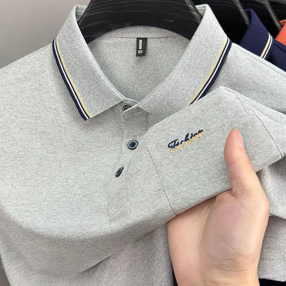Men’s Premium Polo Shirt with Embroidered Logo