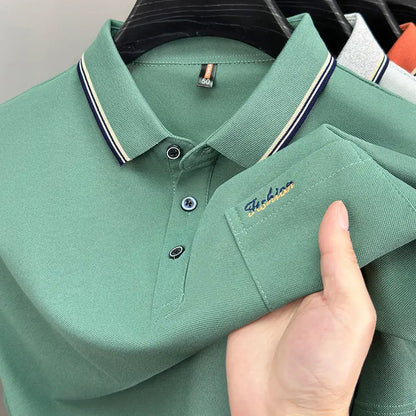 Men’s Premium Polo Shirt with Embroidered Logo
