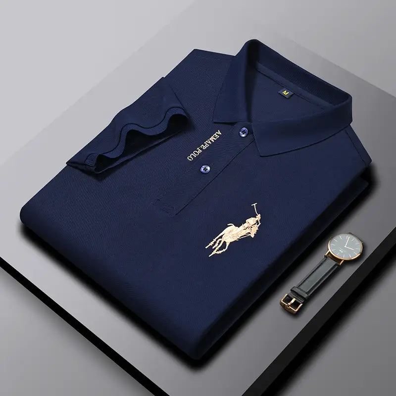 Men’s Premium Polo Shirt with Embroidered Logo