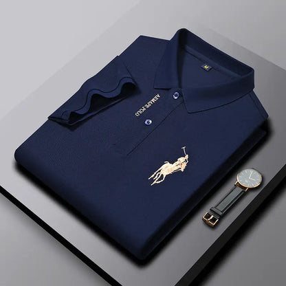 Men’s Premium Polo Shirt with Embroidered Logo