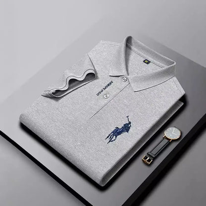 Men’s Premium Polo Shirt with Embroidered Logo