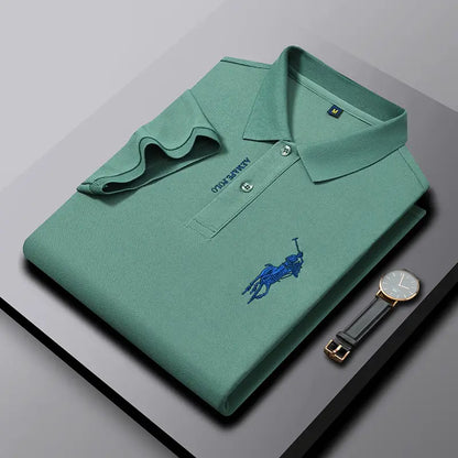 Men’s Premium Polo Shirt with Embroidered Logo