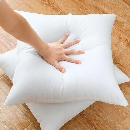 White Polyester Cushion Filling 15x15 Inch Pack Of 5
