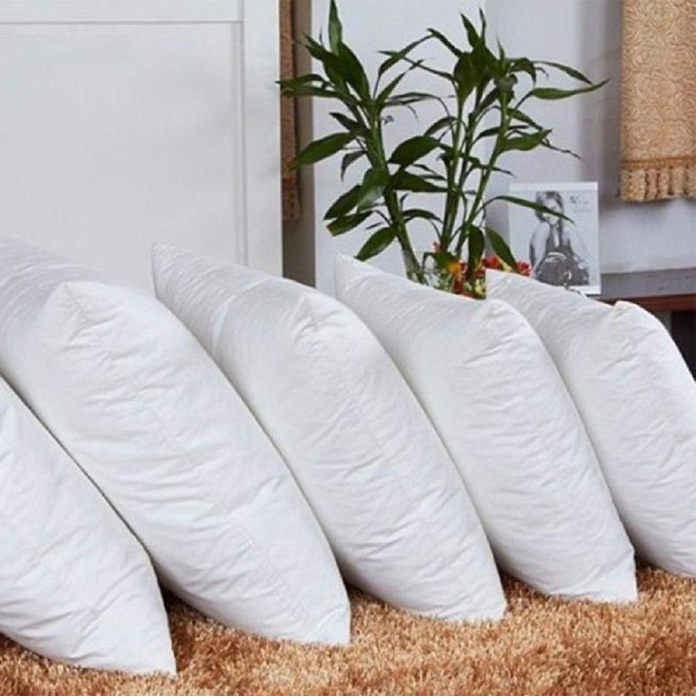 White Polyester Cushion Filling 15x15 Inch Pack Of 5