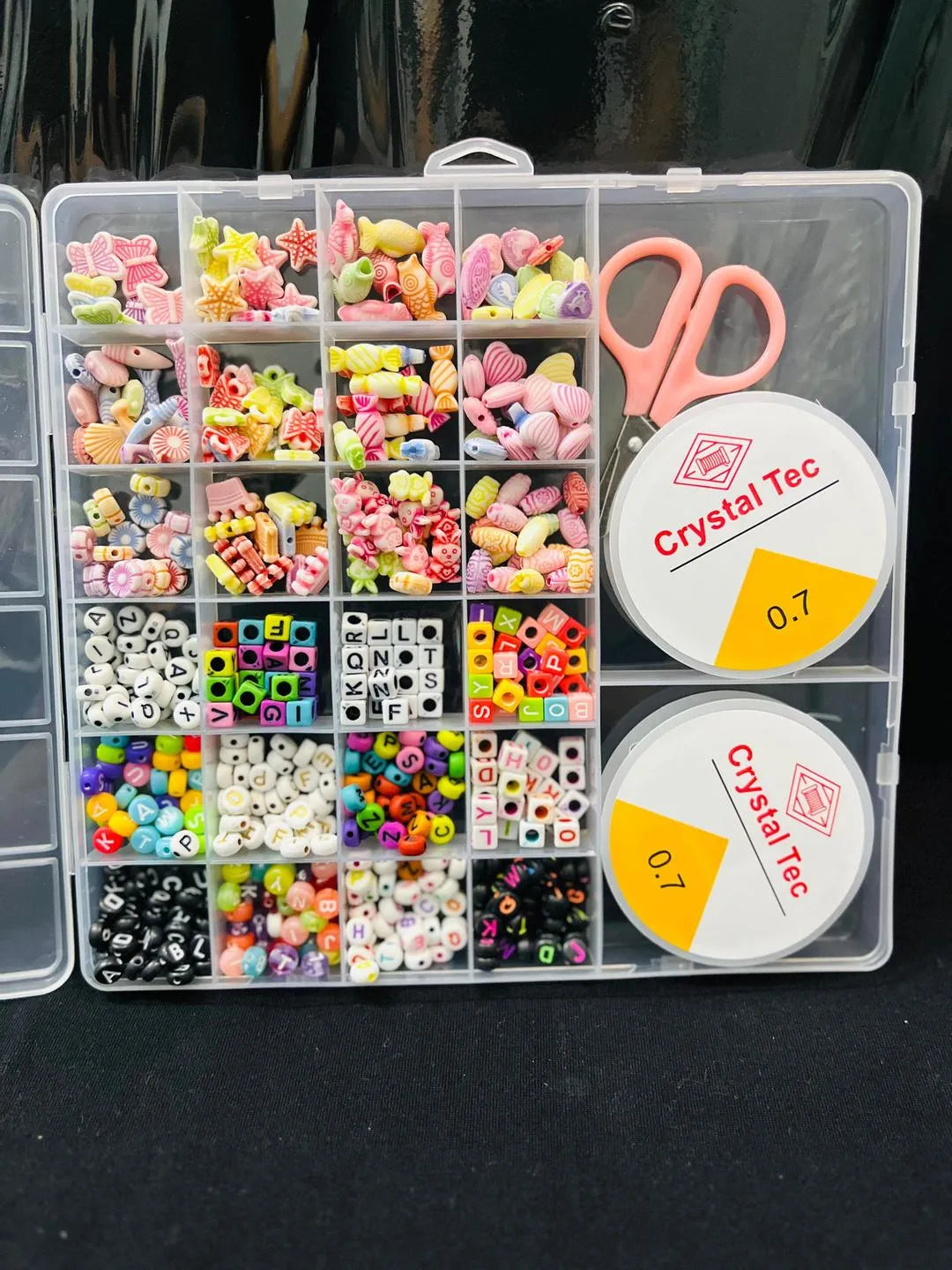 For Gift Crystal Scissors & Stickers Set For Craft & DIY