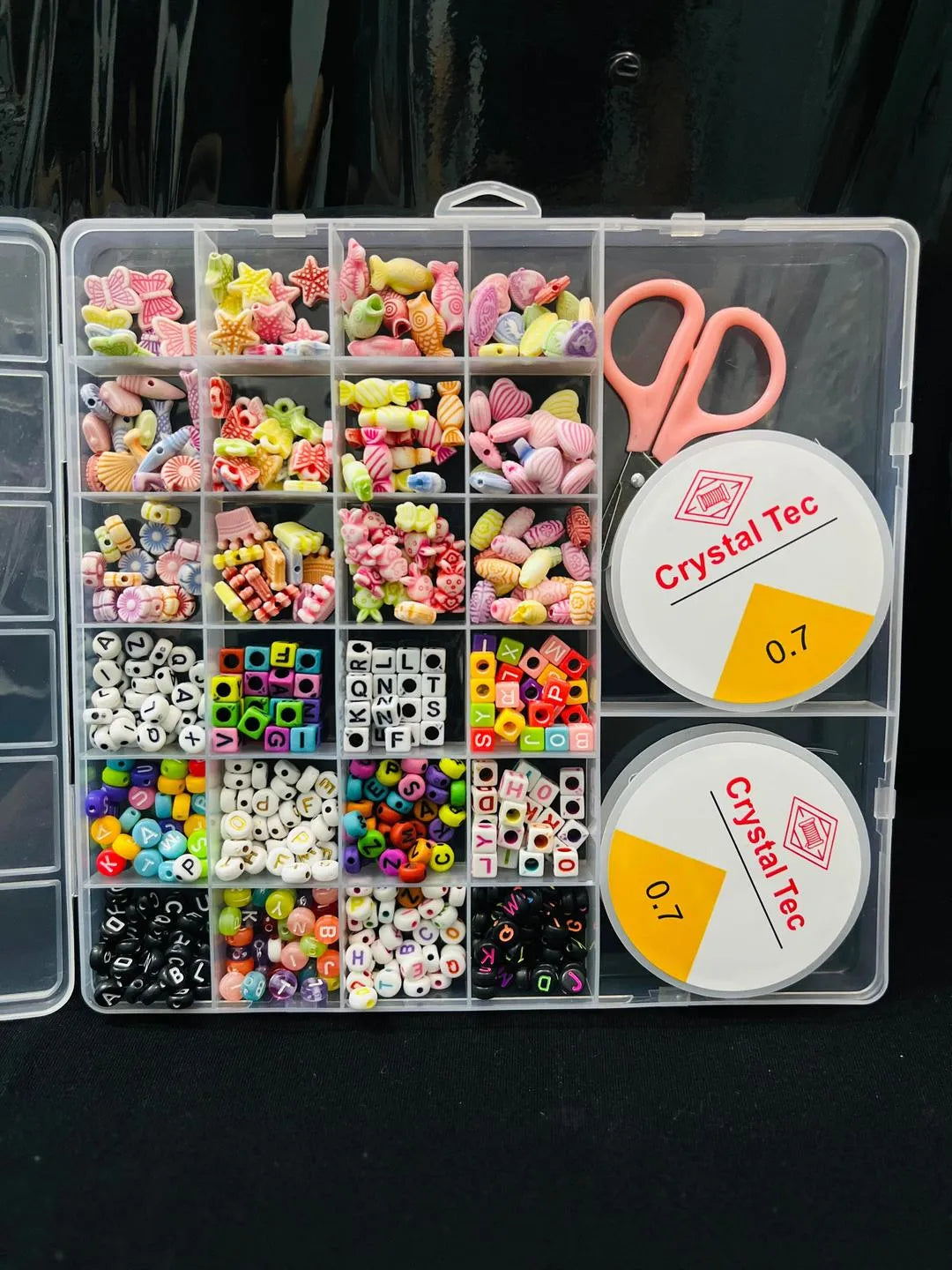 For Gift Crystal Scissors & Stickers Set For Craft & DIY