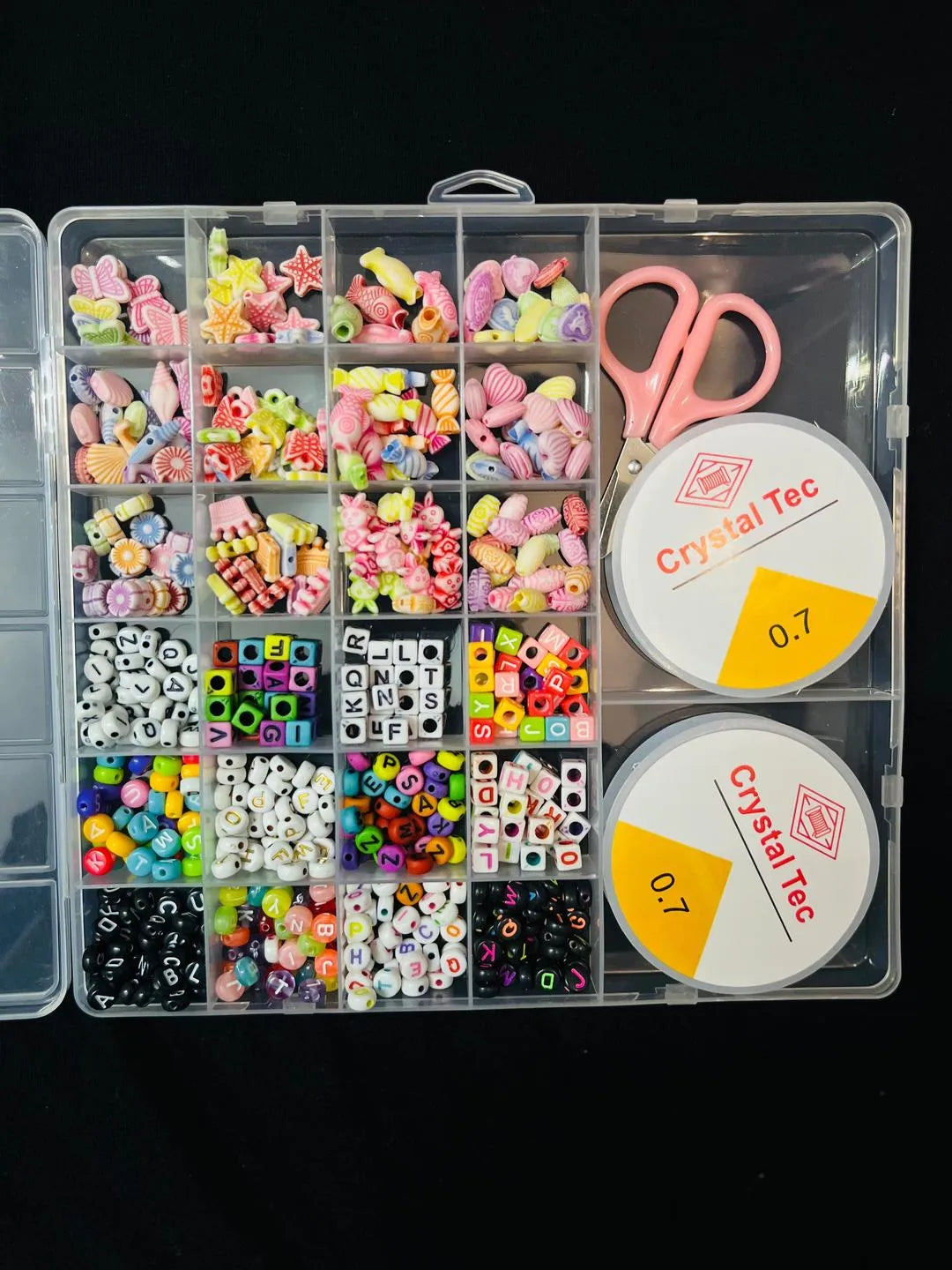 For Gift Crystal Scissors & Stickers Set For Craft & DIY