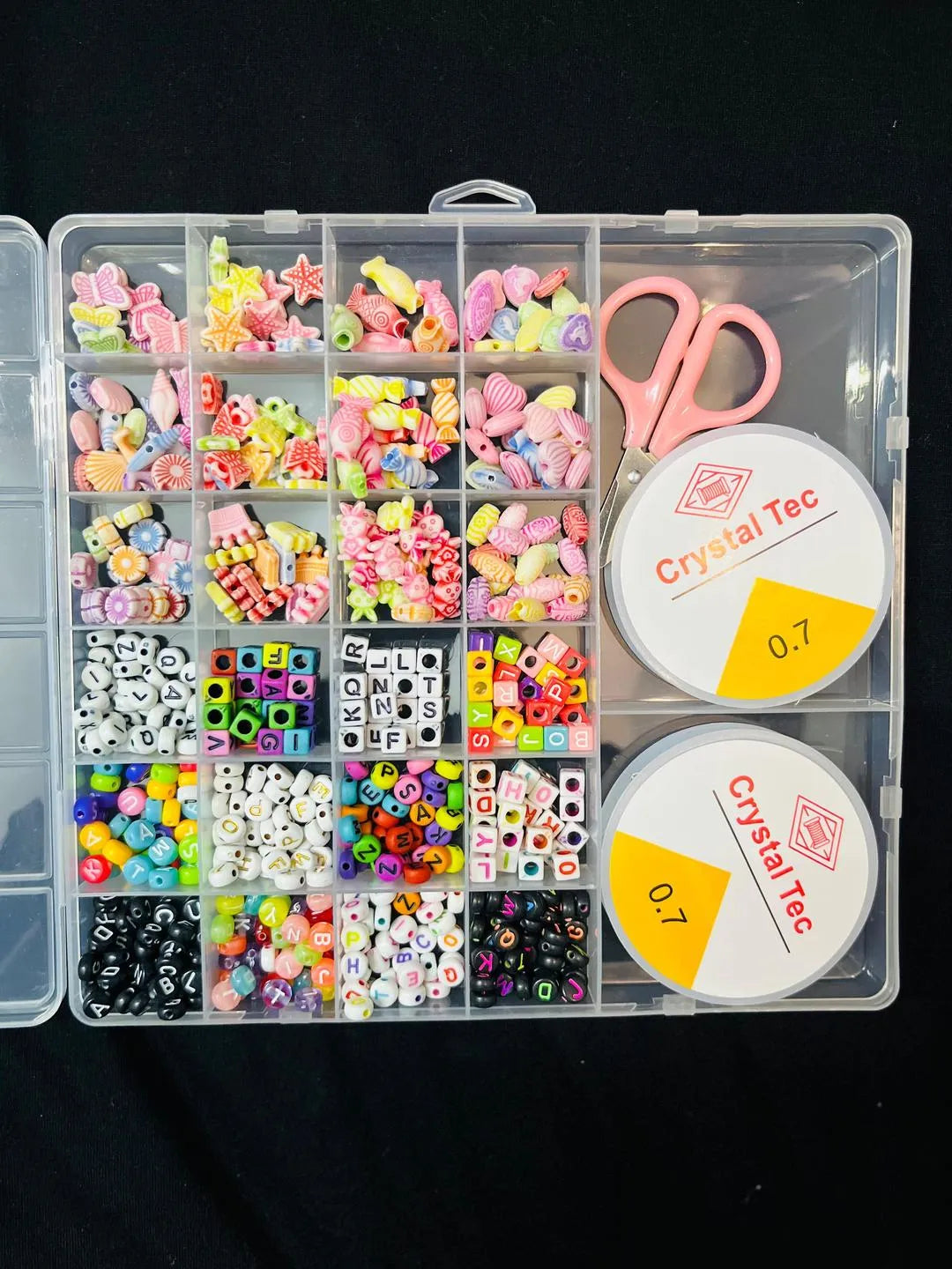 For Gift Crystal Scissors & Stickers Set For Craft & DIY