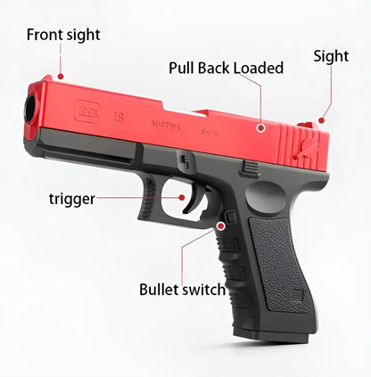 Glock Soft Bullet Toy Gun Shell Ejection For Boys