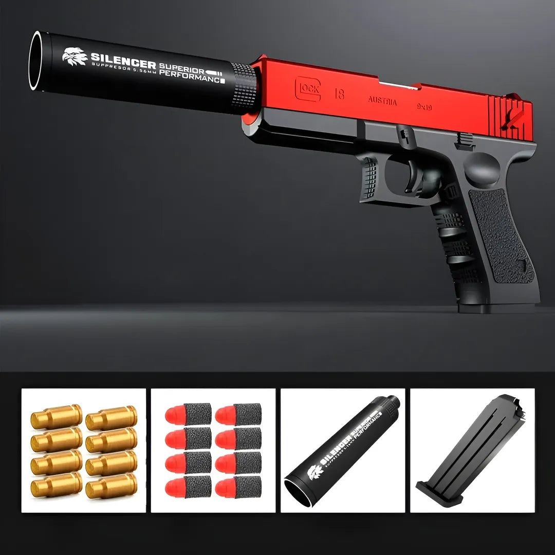 Glock Soft Bullet Toy Gun Shell Ejection For Boys