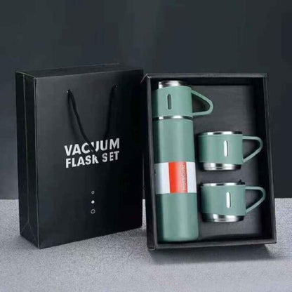 Premium Vacuum Flask Set Stainless Steel 500ml