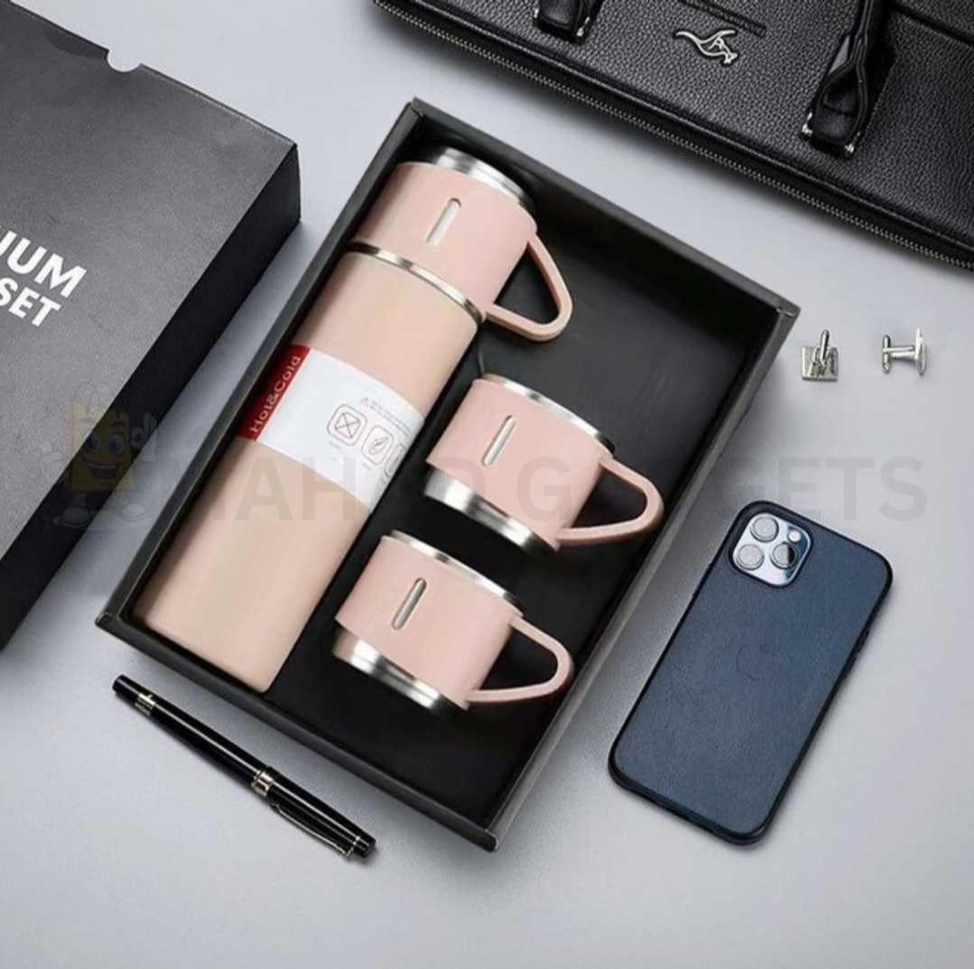 Premium Vacuum Flask Set Stainless Steel 500ml