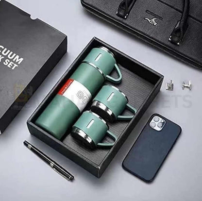 Premium Vacuum Flask Set Stainless Steel 500ml