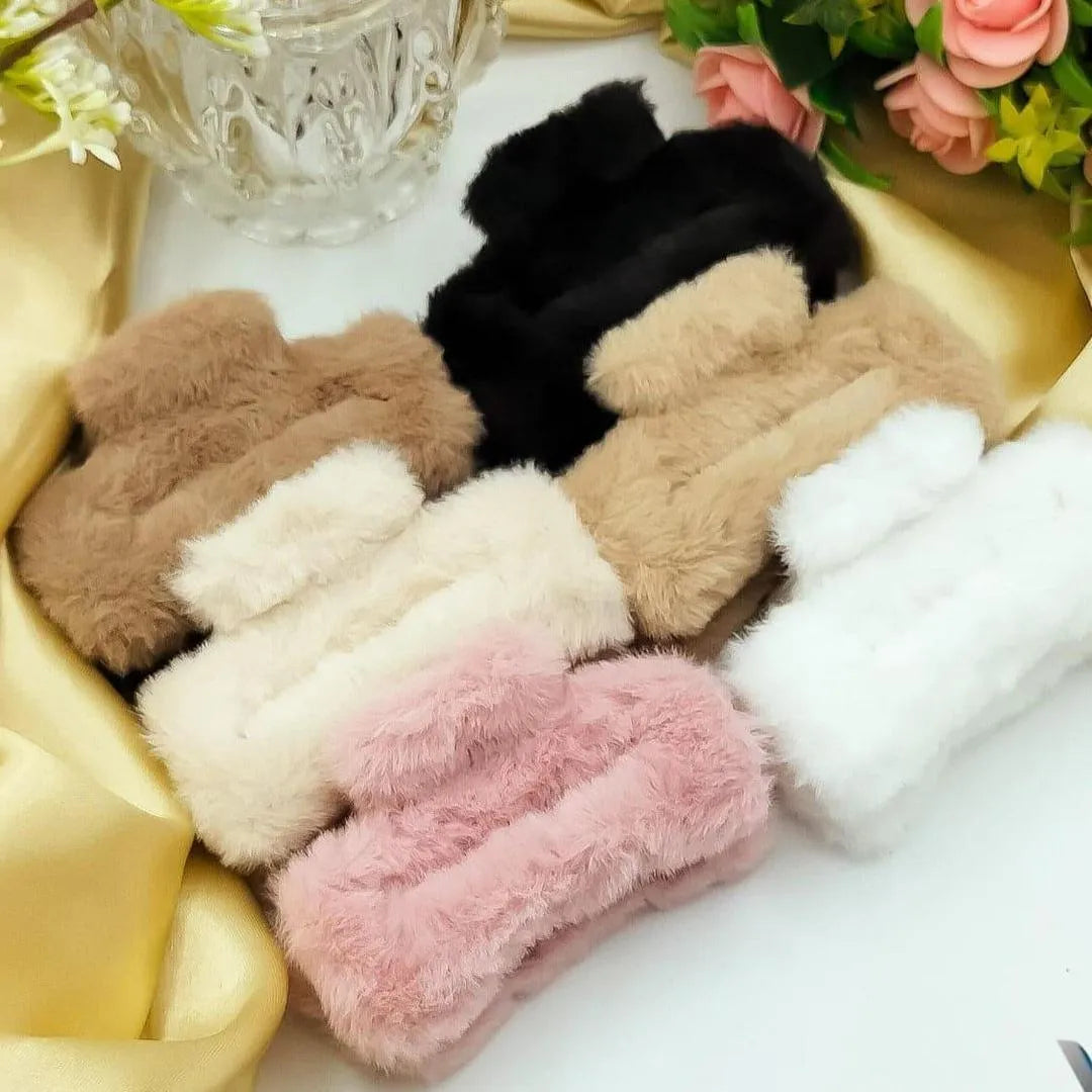 3in1 HairCatchers Flowers pack of 2 And Fur x1 And other fur x1 Trending Style Aesthetic HairCatchers 3in1