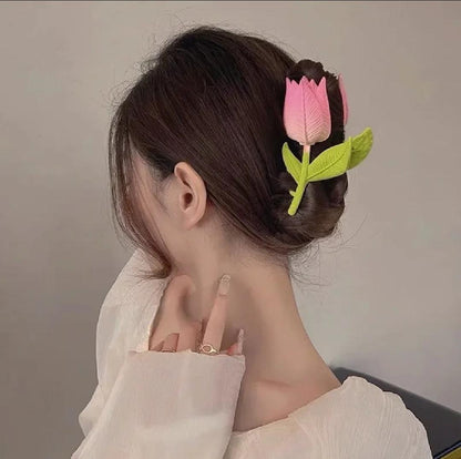 3in1 HairCatchers Flowers pack of 2 And Fur x1 And other fur x1 Trending Style Aesthetic HairCatchers 3in1