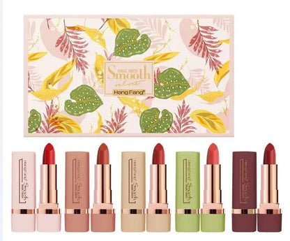 Set Of 5pcs Mate Lipstick Nude Shade Bold Coverage