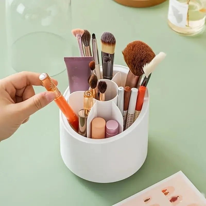 360 Degree Makeup Brushes Organizer With ABS