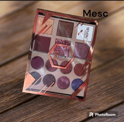 12 Shade Mate & Glitter Eyeshadow Kit For Pakistani Womans