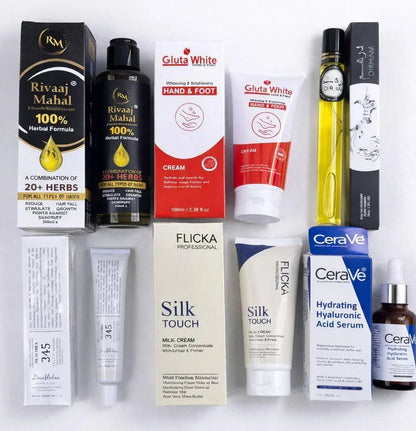 Premium 6-in-1 Skin & Hair Care Bundle For Pakistani Womans
