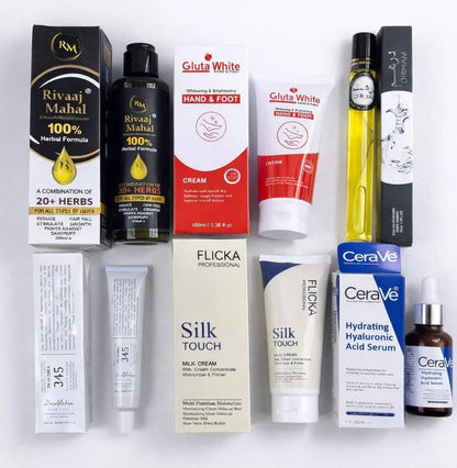 Premium 6-in-1 Skin & Hair Care Bundle For Pakistani Womans