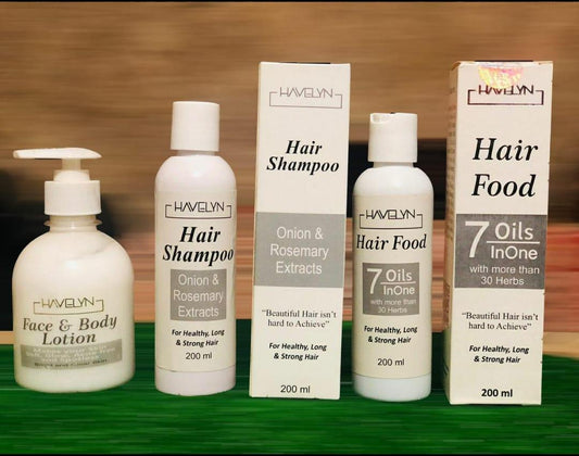 Hair & Body Care 3 in 1 Bundle With 7 Oils & 10 Minerals