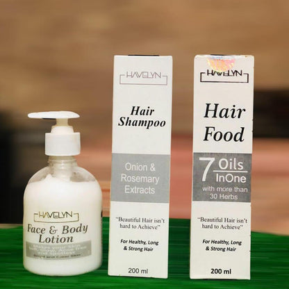 Hair & Body Care 3 in 1 Bundle With 7 Oils & 10 Minerals