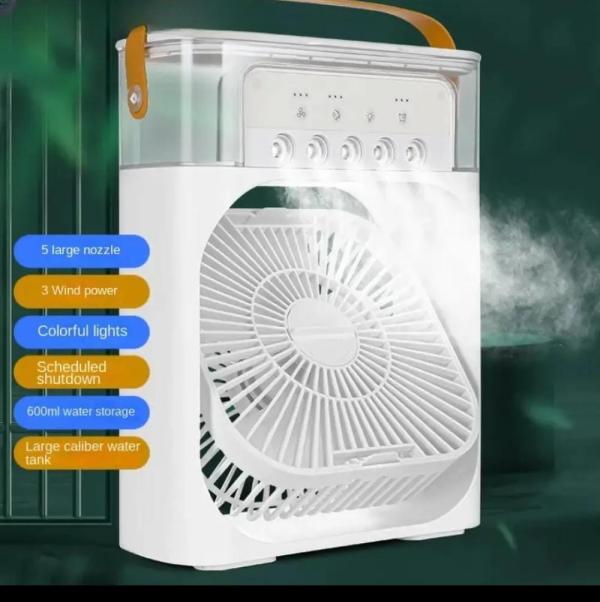 Portable Air Cooler Fan With LED lights & USB Power