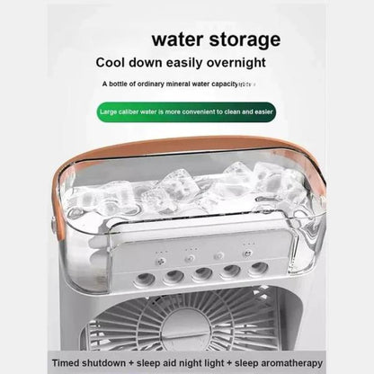 Portable Air Cooler Fan With LED lights & USB Power