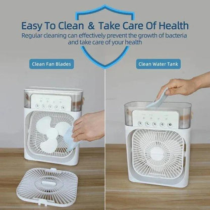 Portable Air Cooler Fan With LED lights & USB Power