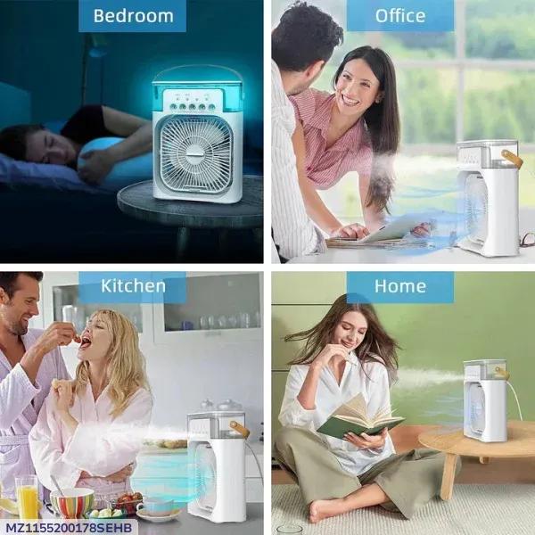 Portable Air Cooler Fan With LED lights & USB Power