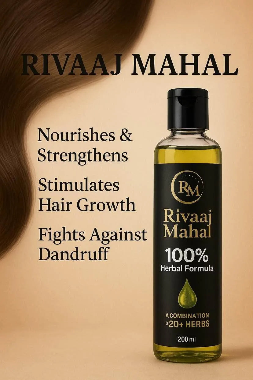 Rivaj Mehal 100% Hair Oil Fir All Types Hairs