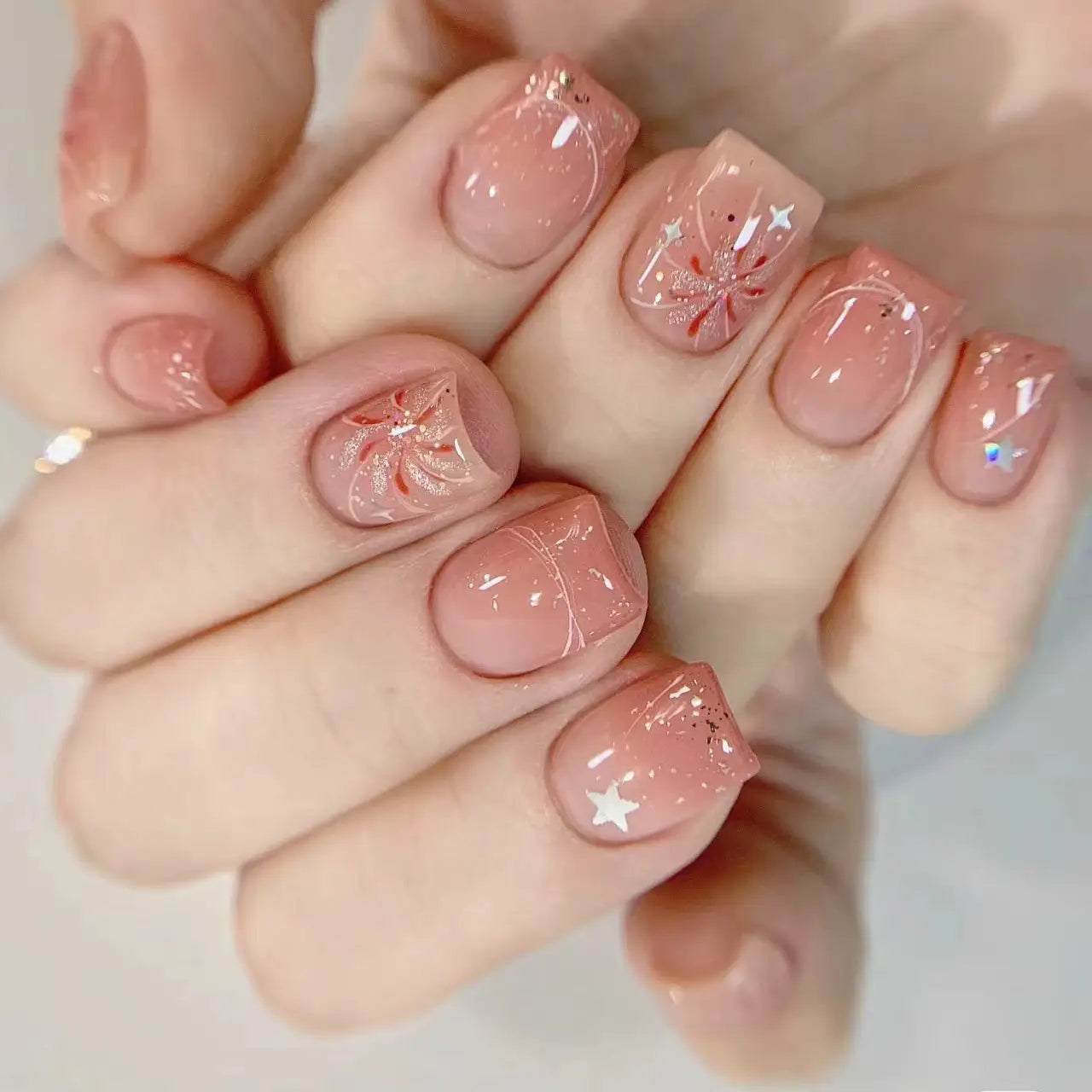 Pack of 24 nails for girls