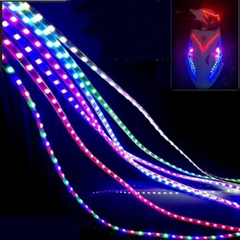 Premium Multi Motorcycles Waterproof Flexible Strip Light 45CM