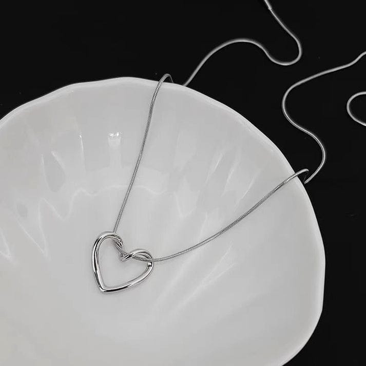 Cute Simple Heart Shape Necklace For Girls