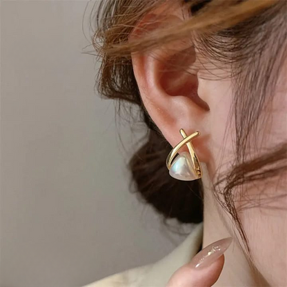Cross stye Earrings