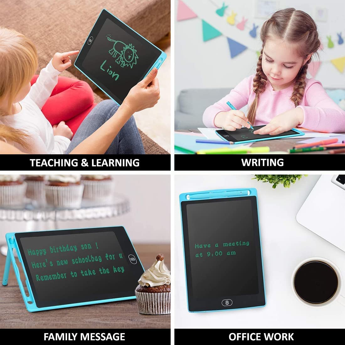 8.5 inch multicolor Writing Pad LCD Tablet For Kids  (random color )