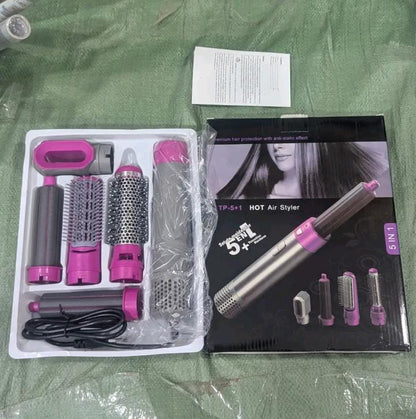 5-in-1 Professional Hot Air Styler & Hair Dryer Set