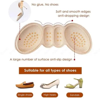 6 Pcs Women Insoles for Shoes High Heel Pad