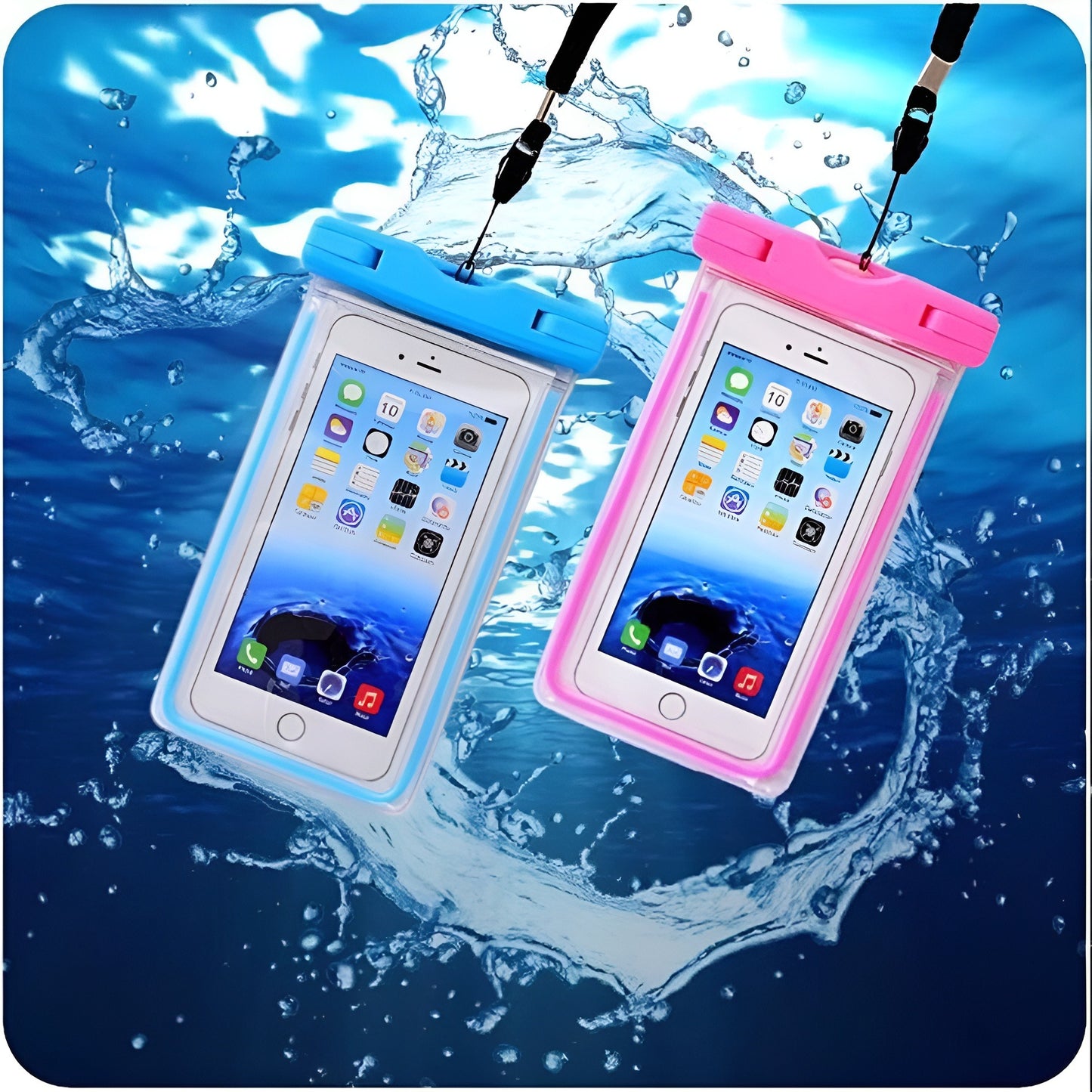 Universal Waterproof Mobile Pouch | Underwater Touch Sensitive Phone Case | Dry Bag for Rain, Swimming & Travel | Premium Protection Cover