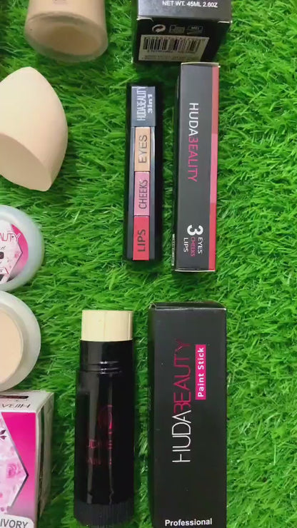 15 In 1 Makeup Set For Pakistani Womans Smuged Proof & Long Lasting